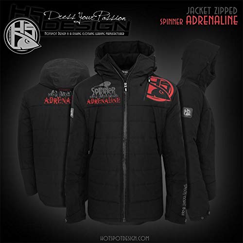 Chaqueta de pesca Spinner Adrenaline impermeable con capucha L 5