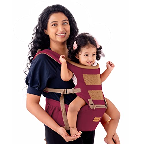 LuvLap Royal Hip Seat Baby Carrier with 4 Carry Positions, Baby C...