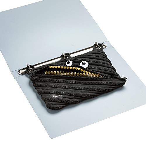 ZIPIT Grillz 3-Ring Pencil Case, Black