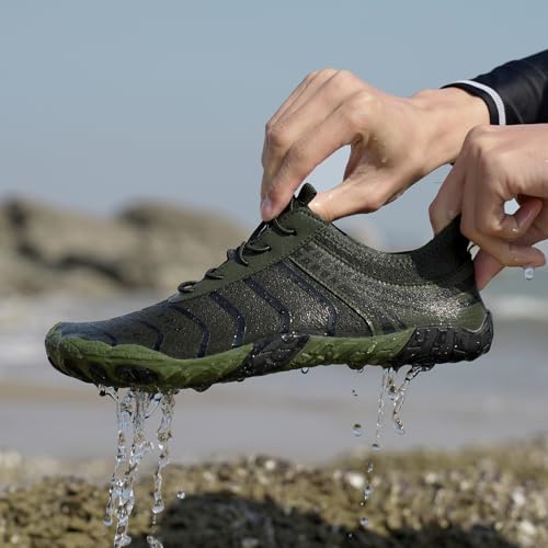 Image of Hike Barefoot Shoes for Women Men Breathable & Non-Slip Athletic Footwear Wide Toe Water Shoes,Designed for Walking,Running&Swimming