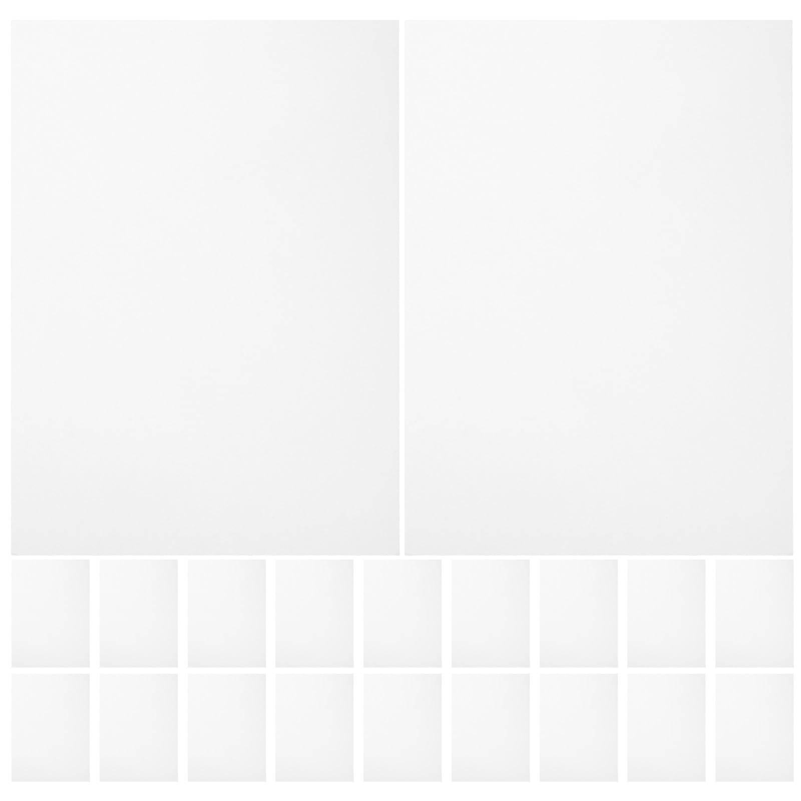 200 Fogli Carta Cartoncino Bianco A4 120gsm per Crafting e Scrapbooking, Superficie Liscia e Prestazioni Resistenti, per Stampa Fronte-retro