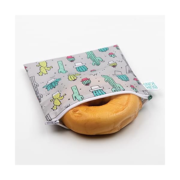 Bumkins Wiederverwendbare Snack-Tasche, Love Birds, Large – Bild 4