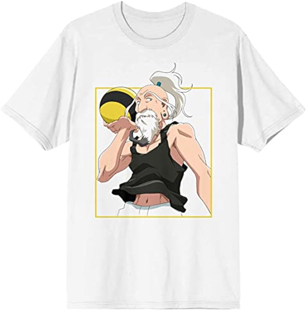 HUNTER×HUNTER NETERO T-shirt ネテロ会長 ホワイト 41R2pVT0mPL._AC_UY1000_.jpg