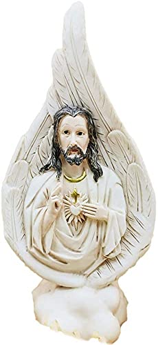 Statue Sainte Famille Jésus Marie : cadeau de baptême et souvenir de communion chrétienne