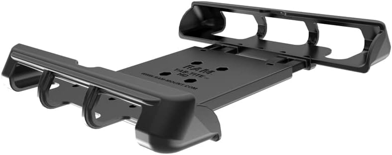RAM Mounts RAM-HOL-TAB17U Tab-Tite Tablet Holder for Apple iPad Gen 1-4 with Case + More Compatible with RAM B 1" and C 1.5" Size Round Ball Bases