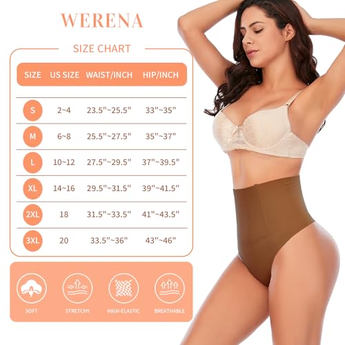 Image of Womens Thong Shapewear Mid to High Waisted Shaper Thong WN0017