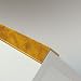 Produktbild Winkelleiste Schutzwinkel Winkelprofil Tapeten-Eckleiste Abschlussleiste Abdeckleiste aus MDF in Gold Eibe Superglanz 2600 x 32 x 32 mm