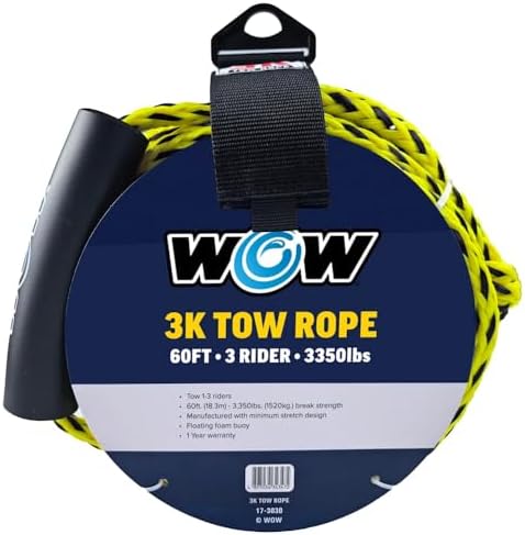 Wow Sports Tow Rope – Heavy Duty Boat Towable Rope view 6