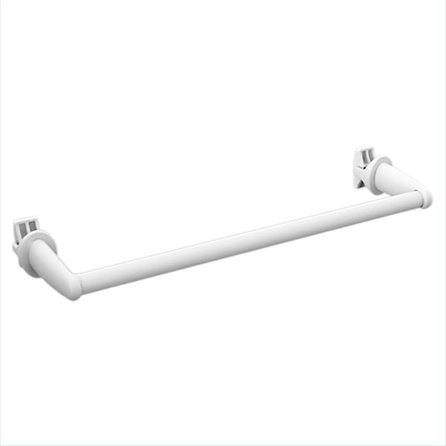 Porte-serviettes BASIC Porte-serviettes pour radiateurs de salle de bain Longueur: 460 mm. Version droite blanc
