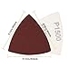SPEEDWOX 30 Pcs Hook and Loop Triangle Sandpaper 1500 Grit 80mm 3-1/8 Inches for Oscillating Multi Tool Detail Sander Sanding Discs Triangle Sanding Pads