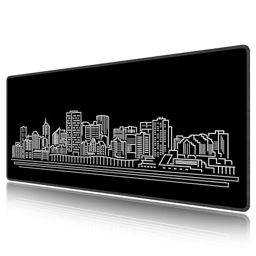 Tapis de souris gamer XXL LL-COEUR noir 90cm aux finitions renforcées