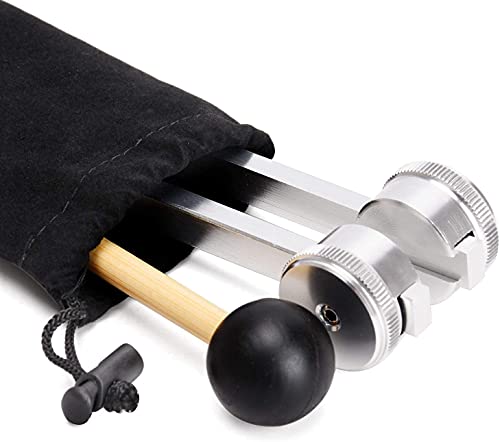 Om 136.1 Hz Tuning Forks For Healing Chakra Tuning Forks Weighted Angel Tuning Forks Medical Sonic Slider Tuning Fork 136.1Hz Frequency Generator For Healing Yoga #TOP1