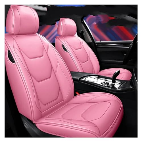 Housses de siège voiture universelles en cuir rose pour Legacy Impreza XV Forester Outback