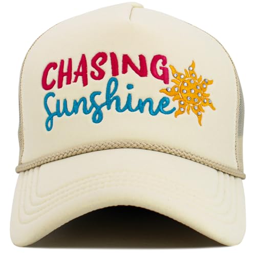 Image of Vacation Beach Camping Womens Baseball Cap Distressed Vintage Unconstructed Embroidered Patch Hat