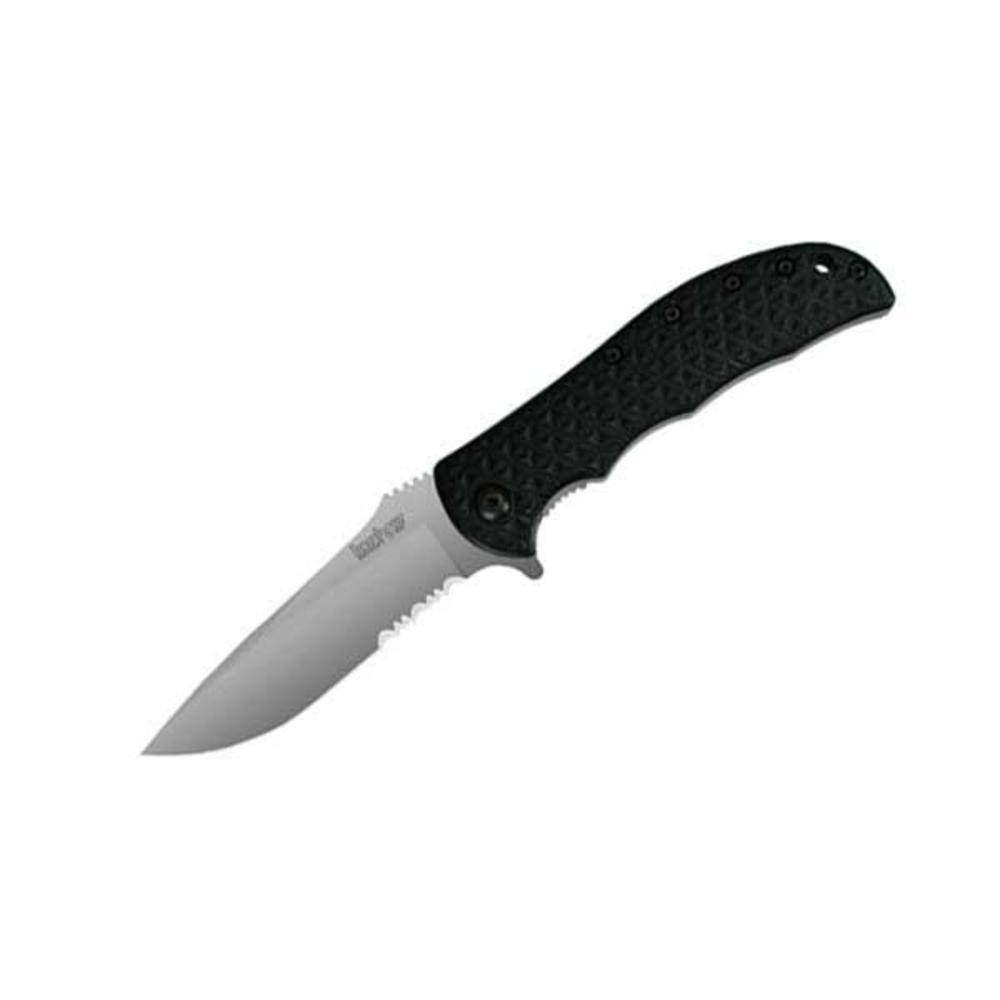 Kershaw Volt II Pocketknife, 3.25" 8Cr13MoV Steel Drop Point Plain Edge Blade, assisted opening Folding EDC, Liner Lock System