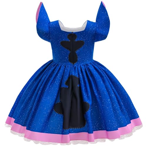 Disfraz hawaiano para niñas vestido de tul con diadema miniatura 2