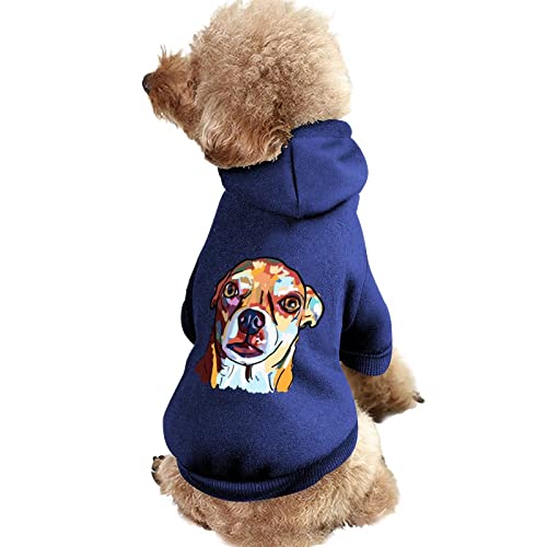 Funny Chihuahua Dog Pet Suit With Hat Dog Hoodie Coat Winter Apparel Pullover Outfits Xs #TOP30