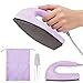 Travel Steamer for Clothes, Travel Iron, Mini Portable Handheld Lightweight Steamer, Included Spray Bottle for Easy Wrinkle Removal, Compact Portable Iron for Home Hotel Business Trips (Purple)