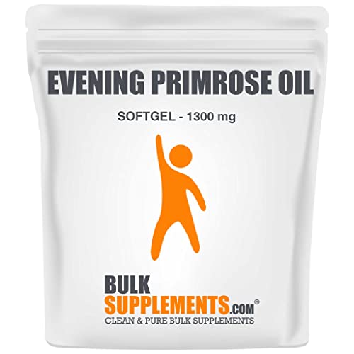 BulkSupplements.com Evening Primrose Oil 1000mg Softgels - Women Hormone Balance Supplements - Primrose Oil Capsules - Evening Primrose (300 Count - 300 Servings)