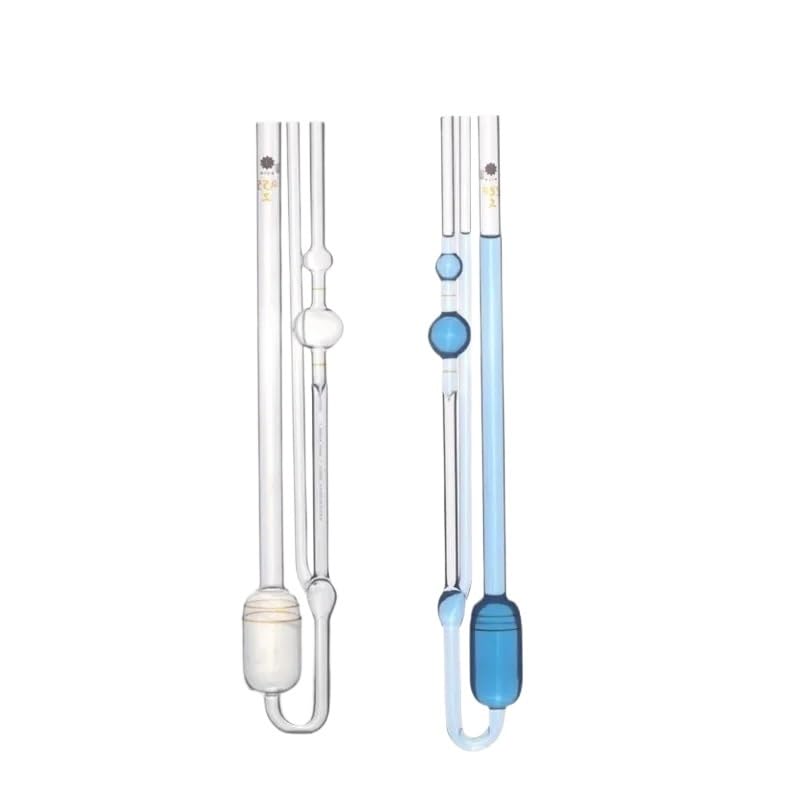 Viscosímetro capilar, viscosímetro Ubbelohde 1834 tipo 2,43 mm ~ 6,25 for medir el coeficiente de viscosidad del petróleo en laboratorio, 1 unidad (6, mm)(4.32mm)