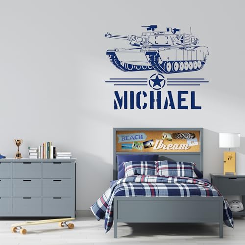 Vinilo Decorativo Personalizado Tanque M1A1 Abrams miniatura 3