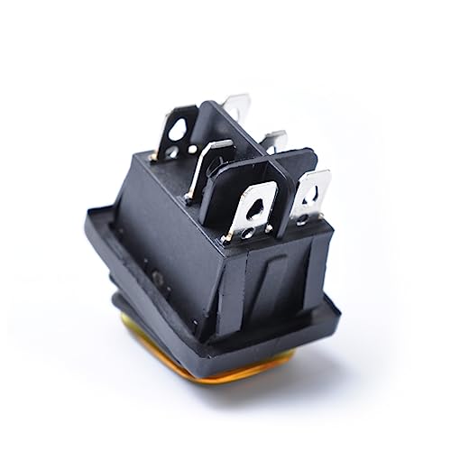 SOESFOUFU Waterproof Boat Switch 6 Pin Rocker On-Off-on Led Light Toggle for Rv Car