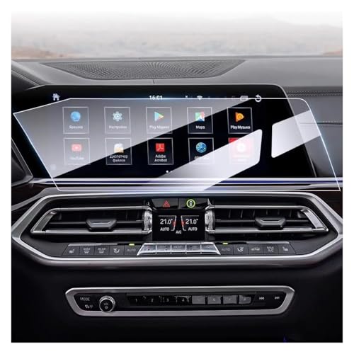 Film de verre trempé tactile 12,3 pouces BMW X5 X7 protection écran contre rayures