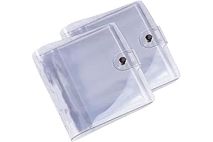 2-Pack 4x4 inches Black Album with 18 Pages, 38 Pockets for 4x4 Images per Pack