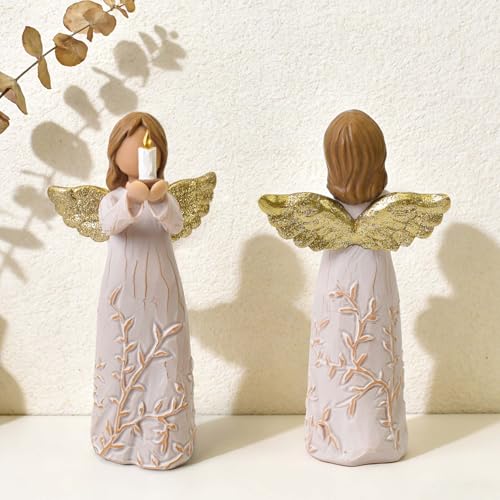 Cuayaes Mutmacher Geschenk, Hoffnung Schutzengel Geschenk Heilung Engel Figur Ausdruck Ermutigung, Unterstützung, Trost, Aufmunterung Geschenke für Krebspatienten drückt Mut