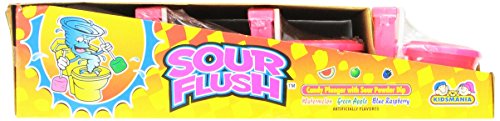 Kidsmania Sour Flush Candy Plunger with Sour Powder Dip, 1.38-Ounce Plungers (Pack of 12) - Thumbnail 6