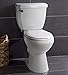 Miseno MNO1500C Miseno MNO1500C Bella Two-Piece High Efficiency Toilet with Round-Front Chair Height Bowl - Includes Toilet Seat and Wax Ring Kit