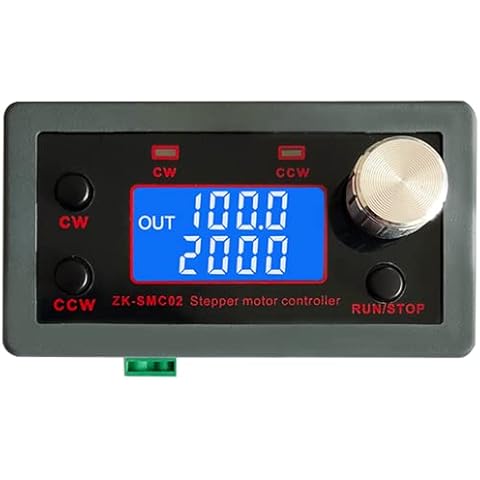 Stepper Motor Driver Controller, Forward and Reverse Control Pulse Speed PLC Serial Communication, DC 5~30V/4A Universal for NEMA 17/23 Motor Cover