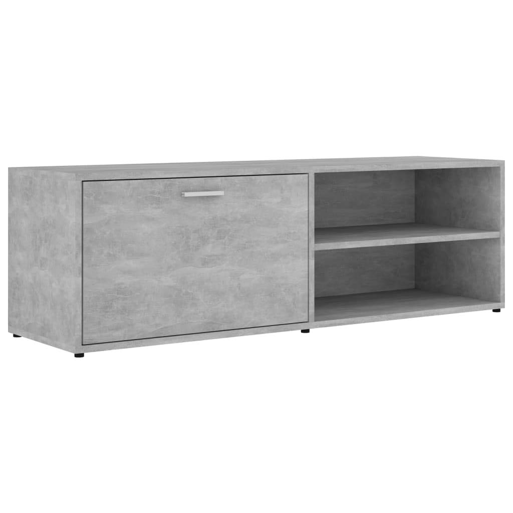 Szafka TV Sklejka Szary Beton 120x34x37 cm