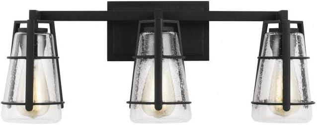 Feiss Lighting-Adelaide-3 Light Bath Vanity Approved for Damp Locations in Period Inspired Style-24 Inch Wide by 9.5 Inc