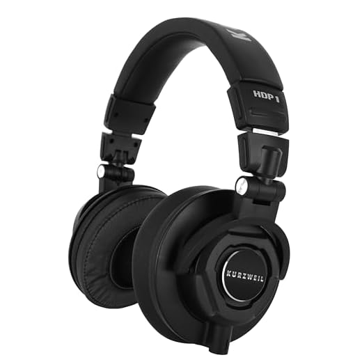 KURZWEIL HDP1, Auriculares Cerrados, Respuesta de frecuencia: 10-30.000 Hz, impedancia: 32Ω