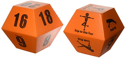10-Sided Fitness Dice (Pair)