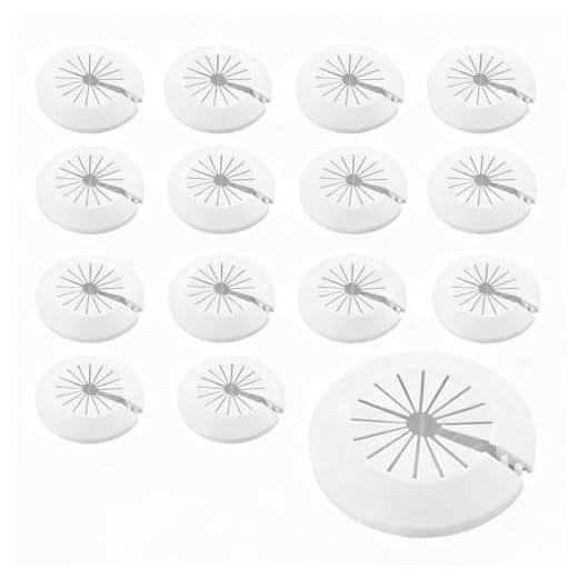 YUVKIN Embellecedor Radiador, Cubre Radiadores Plásticos, Protector Tubería, 15 Unidades de Tubo 14-29 mm, Adecuado para Calefacción, Agua Fría y Caliente, Gas, y Entrada y Salida Agua