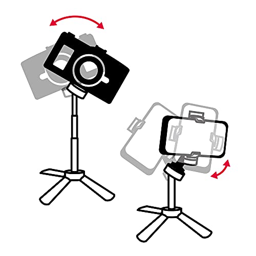 Velbon スマホ三脚 Coleman(コールマン) セルフィー グリップスタンド CVEPSGS 302694 スマホスタンド スマホ三脚 リモコン付 WEB会議 iPhone15 Android & iPhone 対応