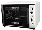 Forno Elétrico Com Espeto Giratório, 60 Litros, Bancada, Fogatti, Interior Easy Clean, Dourador, Até 300Cº 110V