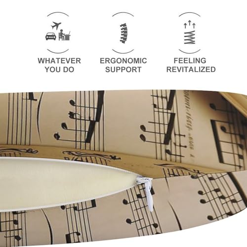 Almohada de viaje espuma viscoelástica tamaño único miniatura 5
