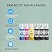 GILIMEDIA Refilled Ink Cartridge Replacements for Epson 522 T522 Ink Refill Bottles High Capacity Works with ET-2800 ET-2400 ET-2803 ET-2720 ET-2840 ET-4700 ET-4800 ET-4810 Printer, 6 Bottles