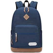 abshoo Classic Mens Backpack for School College Bookbag Middle High School Boys Bakcpacks for Teen Casual Daypack Navy