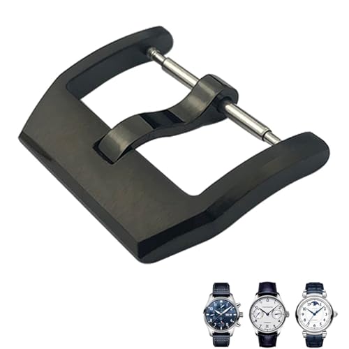 Hebilla de reloj de acero inoxidable 316L y 18mm para herraje de correa IWC Spitfire