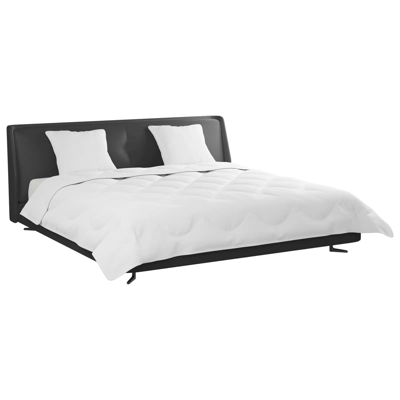 vidaXL Bettdecke mit Kissen 3 pcs Weiß Mikrofaser, Schlafzimmer Deko, Luxuriöses Bettwäsche-Set, Weiche Mikrofaser, Frische Heimtextilien für einen gemütlichen Schlaf