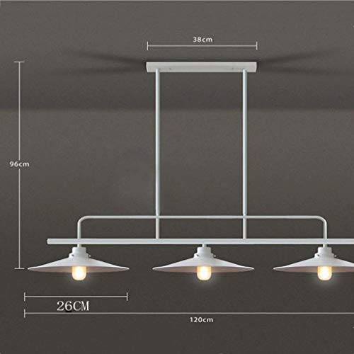 Lustre de table de billard trois têtes pour éclairage ciblé de salle à manger