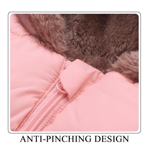 Toddler Snow Suit Baby Snowsuit Infant Winter Coat Puffer Clohtes 0-2T Hoodie3