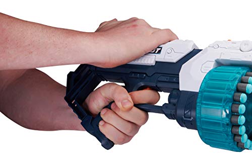 Zuru - Pistola Turbo Fire 8+, 36270, Blaster 20 disparos-48 Flechas