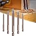 Produktbild 5 Stück Efficient Universal Drilling Tool -Fliesenbohrer mit Cross Hexagon Shank, Glasbohrer Keramikbohrer Set 3,4,5,6,7 mm, Dreiecksbohrer aus Hartlegierung für Fliesen,Glas,Porzellan,Kunststoff,Holz