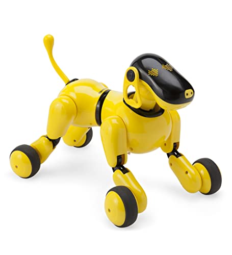 Hearthsong Gizmo The Voice Controlled Robotic Dog - Electronic Pet Toy For Kids - 13 L X 5 W X 7" H, Yellow #TOP24
