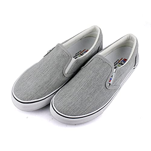 Laforst Mens Sunbrella Cotton Upper Nonslip Slip On Flat Shoes Grey3